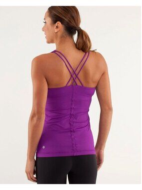 Lululemon Free to Be Tank Tender Violet Size 6 Yoga Activewear Workout Train